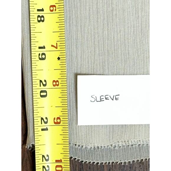 Ports 1961 Gray Silk Midi Dress Sequin Detail Size 6 - Picture 9 of 10